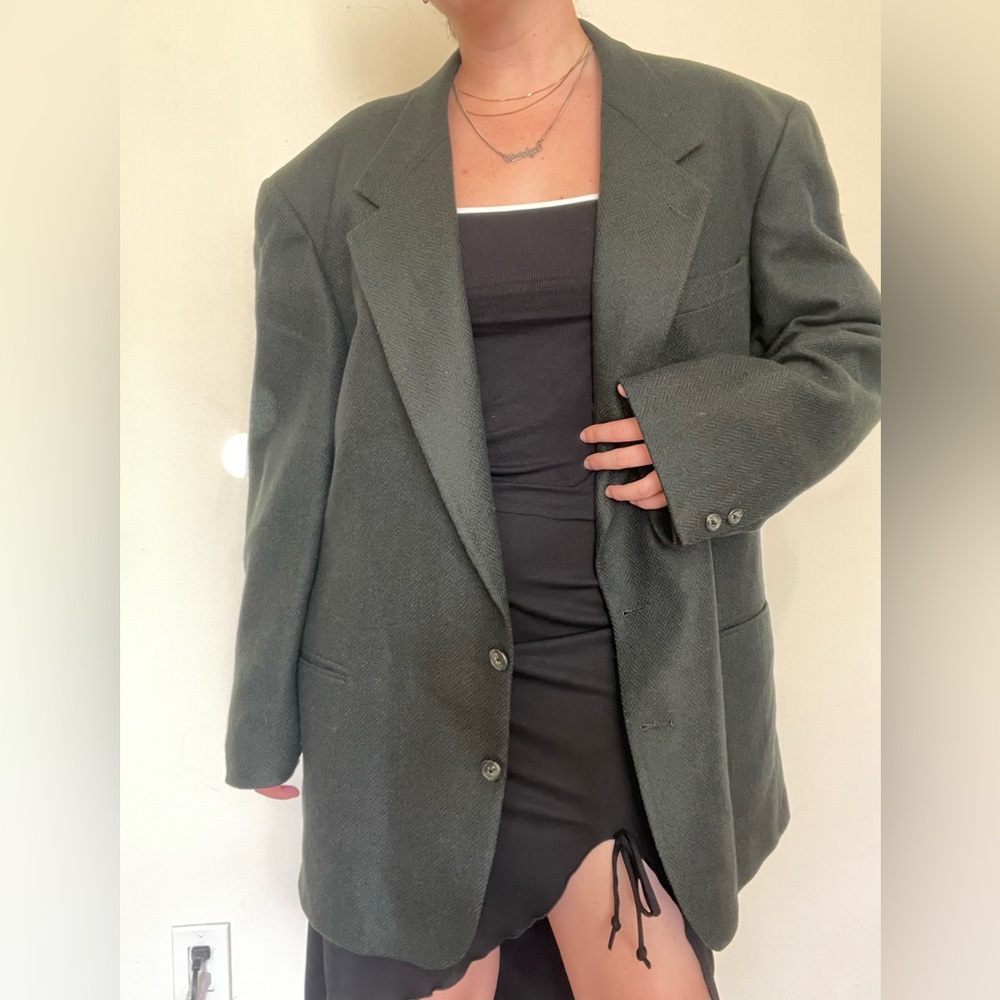 Gorgeous green oversized blazer